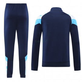 Chandal Olympique Marsella 2022/2023 Azul Oscuro/Blanco