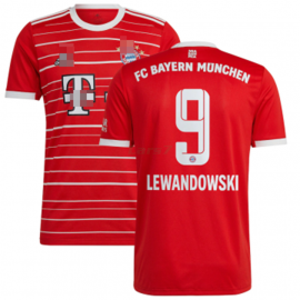 Camiseta Lewandowski 9 Bayern Múnich 1ª Equipación 2022/2023