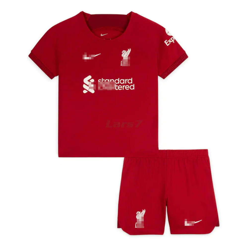 Camiseta Liverpool 1ª Equipación 2022/2023 Niño Kit 