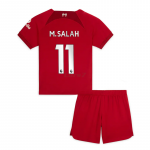 Camiseta M.Salah 11 Liverpool 1ª Equipación 2022/2023 Niño Kit