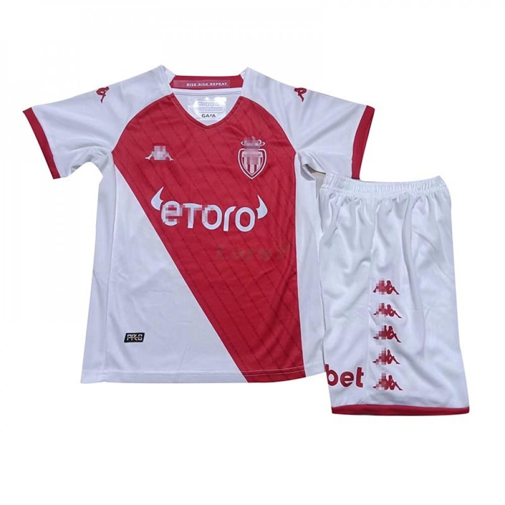 Camiseta Monaco 1ª Equipación 2022/2023 Niño Kit