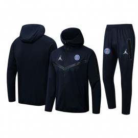 Chaqueta PSG 2022/2023 Con Capucha Azul Oscuro