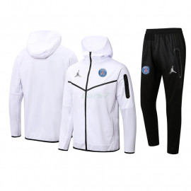 Chaqueta PSG 2022/2023 Con Capucha Blanco