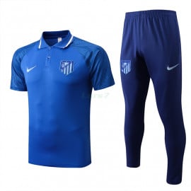 Polo Atlético de Madrid 2022/2023 Kit Azul Marca Azul