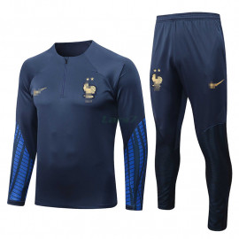 Sudadera De Entrenamiento Francia 2022 Azul Marino