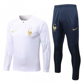 Sudadera De Entrenamiento Francia 2022 Kit Blanco