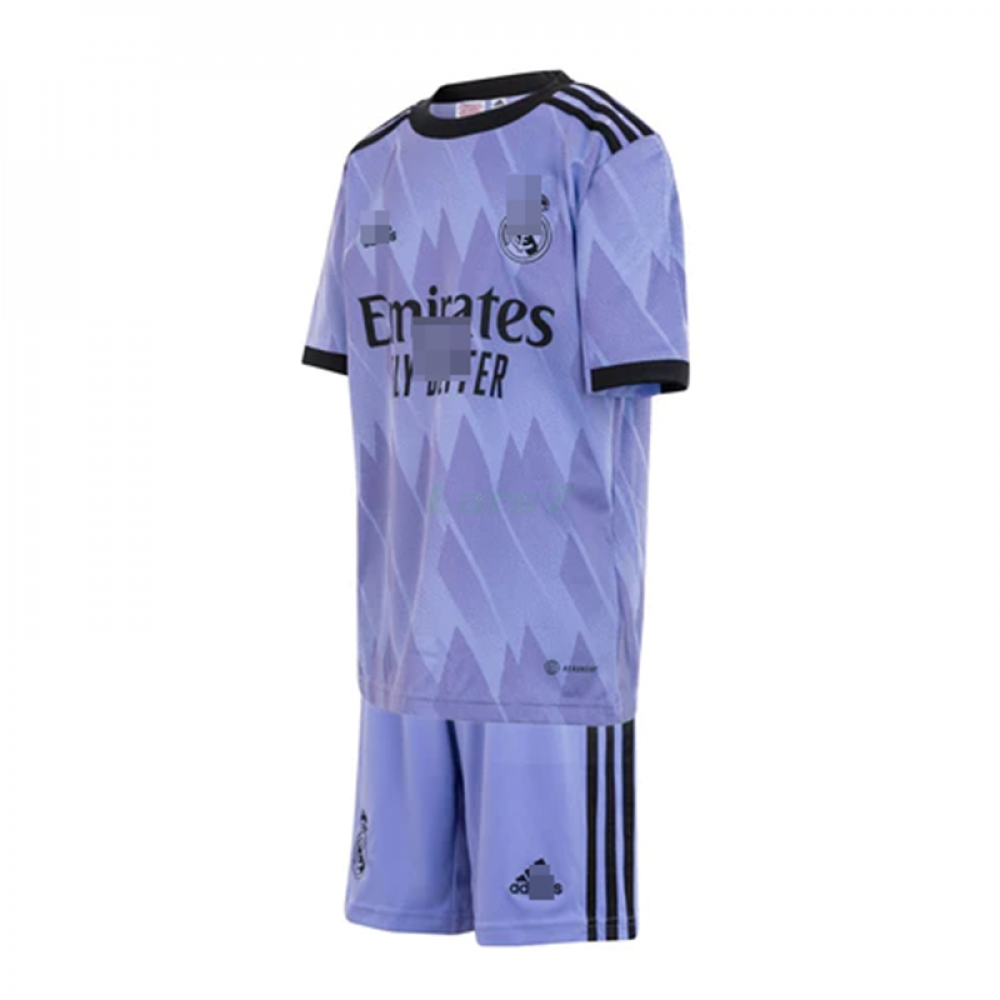 Camiseta Real Madrid 2ª Equipación 2022/2023 Niño Kit