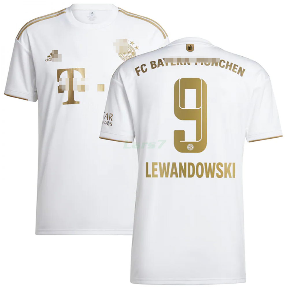 Camiseta Lewandowski 9 Bayern Múnich 2ª Equipación 2022/2023