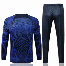 Sudadera De Entrenamiento PSG 2022/2023 Kit Azul Marino/Azul