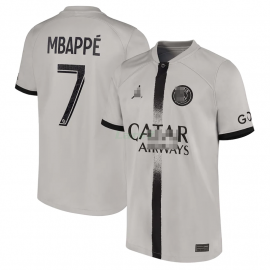 Camiseta Mbappé 7 PSG 2ª Equipación 2022/2023