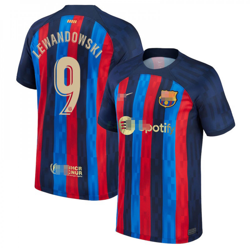 temblor número Aclarar Camiseta Lewandowski 9 Barcelona Primera Equipación 2022/2023 - LARS7.COM
