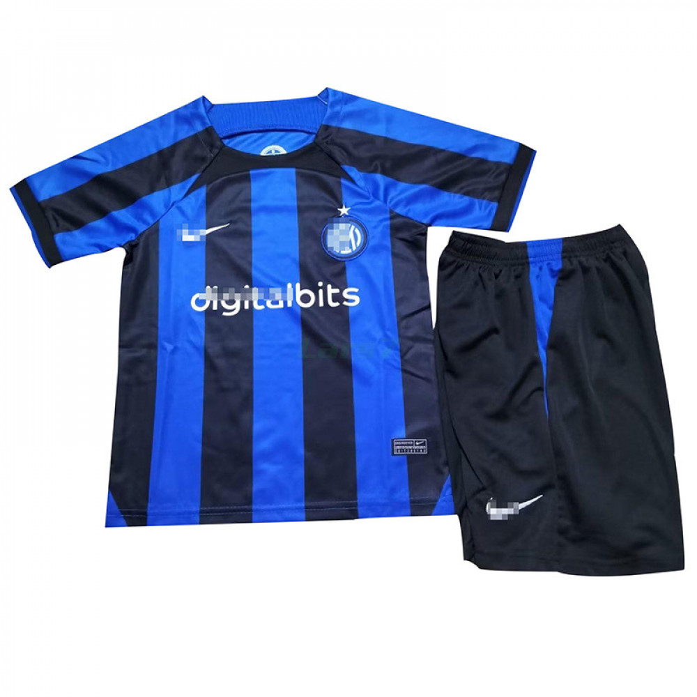 Camiseta Inter de Milan 1ª Equipación 2022/2023 Niño Kit