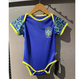 Camiseta Brasil 2ª Equipación 2022 Baby