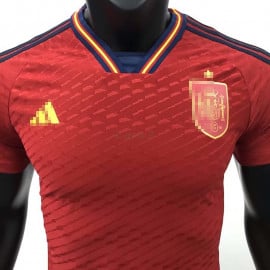 Camiseta Espana 1ª Equipación 2022 Mundial (EDICIÓN JUGADOR)