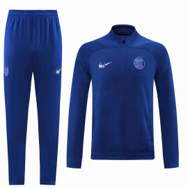 Chaqueta PSG 2022/2023 Cuello Alto Azul Real