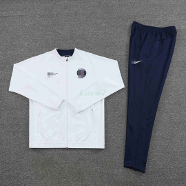 Chaqueta PSG 2022/2023 Cuello Alto Blanco