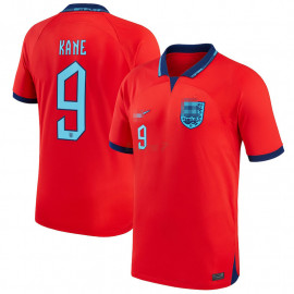 Camiseta Kane 9 Inglaterra 2ª Equipación 2022 Mundial