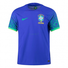 Camiseta Brasil 2ª Equipación 2022 Mundial (EDICIÓN JUGADOR)