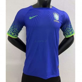 Camiseta Brasil 2ª Equipación 2022 Mundial (EDICIÓN JUGADOR)
