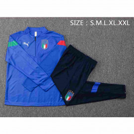 Sudadera De Entrenamiento Italia 2022 Azul Real