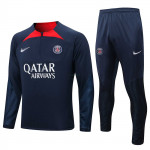 Sudadera De Entrenamiento PSG 2022/2023 Kit Azul Marino/Rojo