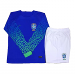 Camiseta Brasil 2ª Equipación 2022 Copa Mundial Kit ML 