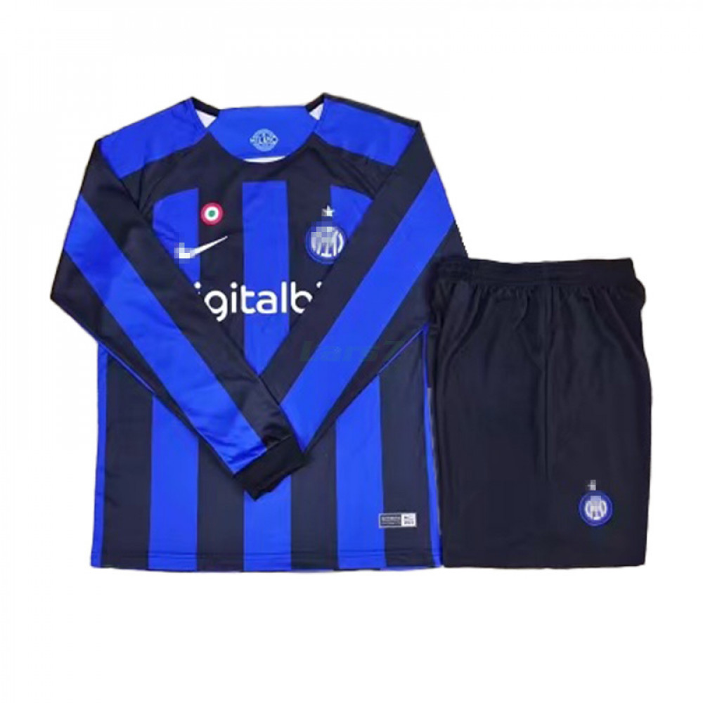 Camiseta Inter de Milan 1ª Equipación 2022/2023 Kit ML