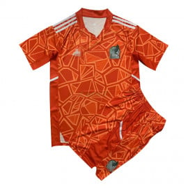 Camiseta De Portero México 2022 Niño Kit Rojo