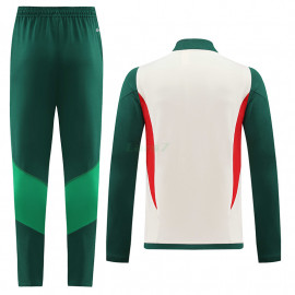 Sudadera De Entrenamiento México 2022 Kit Beige/Verde