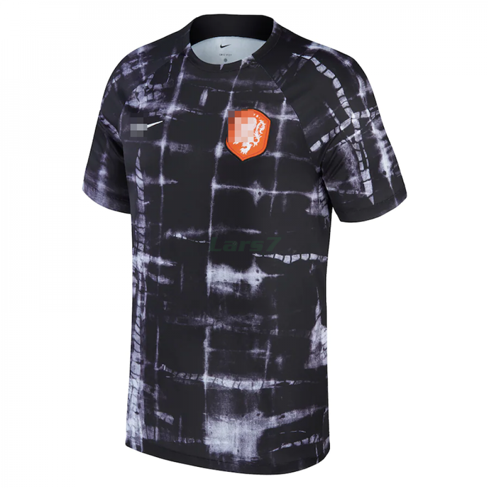 Camiseta Holanda 2022 Pre-Match Negro