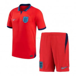 Camiseta Inglaterra 2ª Equipación 2022 Mundial Niño Kit