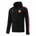 Chaqueta Manchester United 2022/2023 Con Capucha Negro