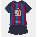 Camiseta Gavi 30 Barcelona 1ª Equipación 2022/2023 Niño Kit