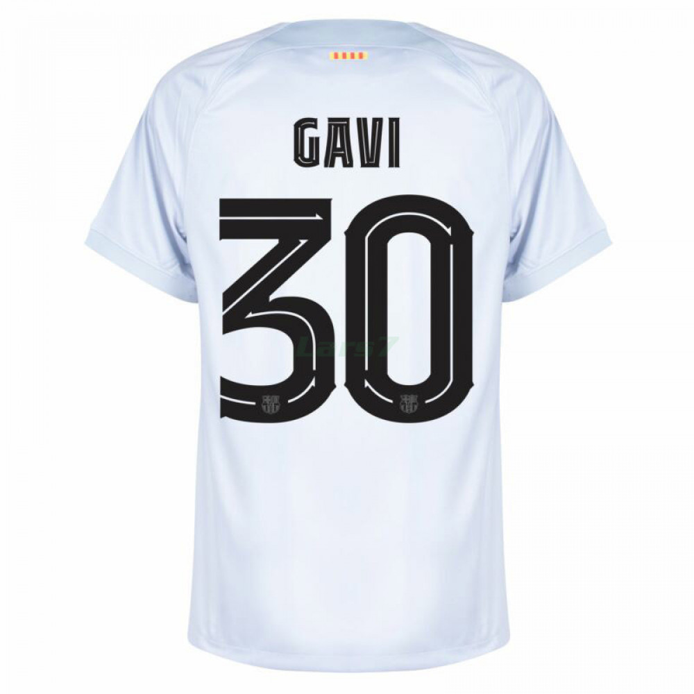Camiseta Gavi 30 Barcelona 3ª Equipación 2022/2023