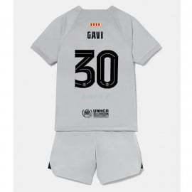 Camiseta Gavi 30 Barcelona 3ª Equipación 2022/2023 Niño Kit