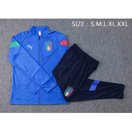 Chandal Italia 2022 Cuello Medio Azul