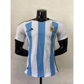 Camiseta Argentina 1ª Equipación 2022 Mundial Campeona con Tres Estrellas (EDICIÓN JUGADOR)