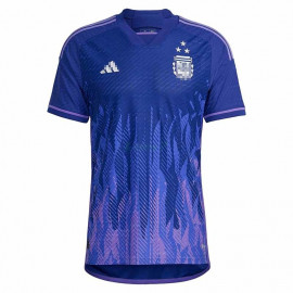 Camiseta Argentina 2ª Equipación 2022 Mundial Campeona con Tres Estrellas (EDICIÓN JUGADOR)