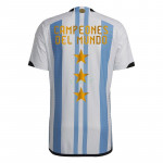 Camiseta Argentina 1ª Equipación 2022 3 Estrellas Campeones del Mundo (EDICIÓN JUGADOR)