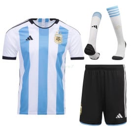 Camiseta Argentina 1ª Equipación 2022 Mundial Campeona con Tres Estrellas