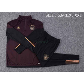 Sudadera De Entrenamiento Alemania 2022 Kit Marrón Oscuro