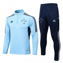 Sudadera De Entrenamiento Cruzeiro 2022/2023 Kit Azul Claro