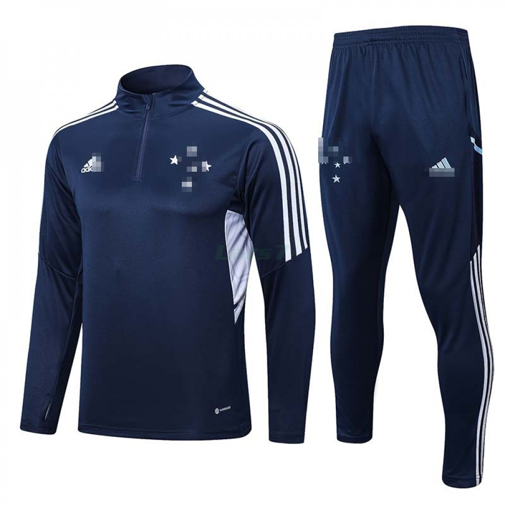 Sudadera De Entrenamiento Cruzeiro 2022/2023 Kit Azul Real