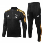 Sudadera De Entrenamiento Juventus 2022/2023 Kit Negro con Rayas Amarillas