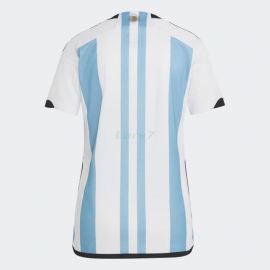 Camiseta Argentina 1ª Equipación 2022 Mundial Campeona con Tres Estrellas Mujer