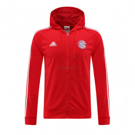 Chaqueta Bayern Múnich 2022/2023 Con Capucha Rojo