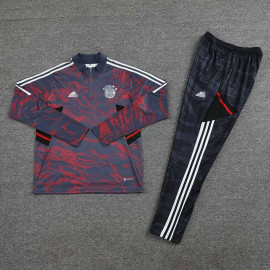 Sudadera De Entrenamiento Bayern Múnich 2022/2023 Kit Gris/Rojo