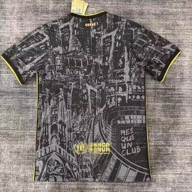 Camiseta Barcelona 2023/2024 Negro/Amarillo Especial Edición