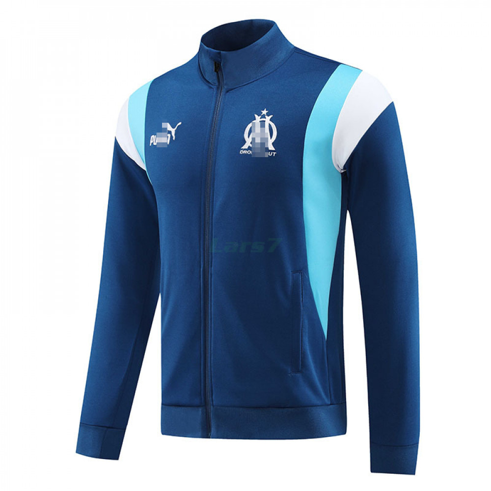 Chaqueta Olympique Marsella 2023/2024 Azul Oscuro