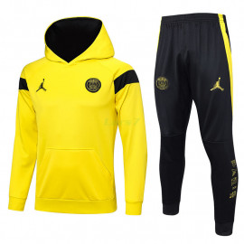 Sudadera De Entrenamiento PSG 2023/2024 Con Capucha Amarillo/Negro